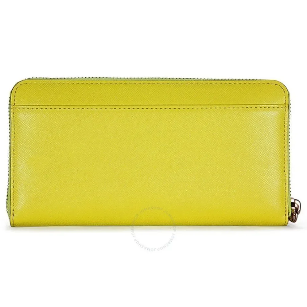 KATE SPADE New York Cherry Lane Lacey Wallet - Vivid Yellow Impeccable